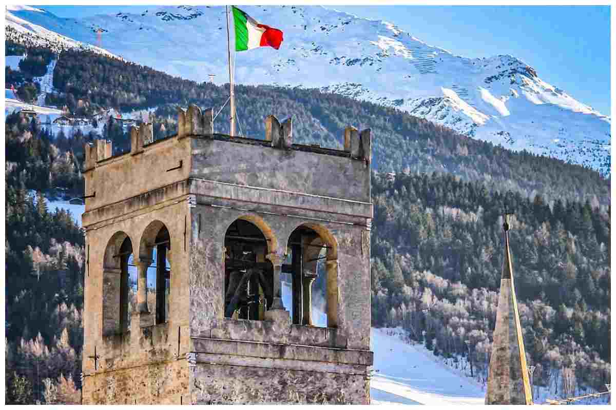 Bormio centro panorama